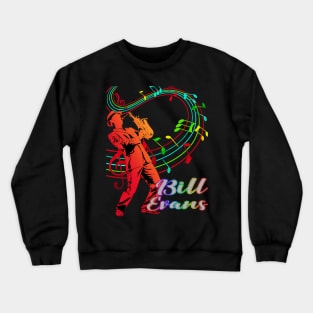 A Man With Saxophone-Bill Evans Crewneck Sweatshirt